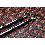 2 x NEW Vito's Yamaha Banshee BILLET BLACK tie rods + 4 ball joints +0"3