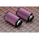 2 x NEW K+N style air filter Keihin PWK PJ 28 28mm carb pod  Banshee Blaster 2" 1