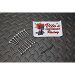 Vito's Performance Stainless BOLT KIT Yamaha Blaster: Clutch + Stator cover 3