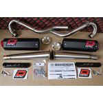 DMC Force-4 Twin Megaphone Comp dual Exhaust YAMAHA RAPTOR 700 2006-2014