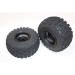 NEW 20 x11x9 rear tires + wheels rims HONDA 450r 400EX 300EX TRX250r BLACK ########