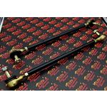 2 x NEW Vito's Yamaha Banshee BLACK tie rods ball joints STOCK LENGTH kit