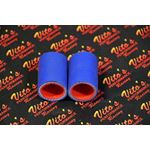 2 x Vito's Yamaha Banshee exhaust pipe clamps 1" FMF Toomey BLUE silicone 87-06
