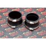 Vito's Banshee Carb Boots for airbox to larger 33mm 34mm 35mm carbs + 4 clamps 3