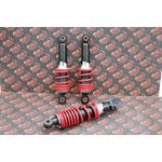 NEW SHOCKS Front + Rear Suzuki LT50 LT80 Quadrunner Quadsport 1983-2005 RED 3