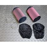 2 x NEW Banshee KN style air filters Mikuni STOCK SIZE carbs pods OUTERWEARS
