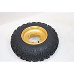 NEW 21x7x10 front tires + wheels rims HONDA 450r 400EX 300EX TRX250r GOLD 3