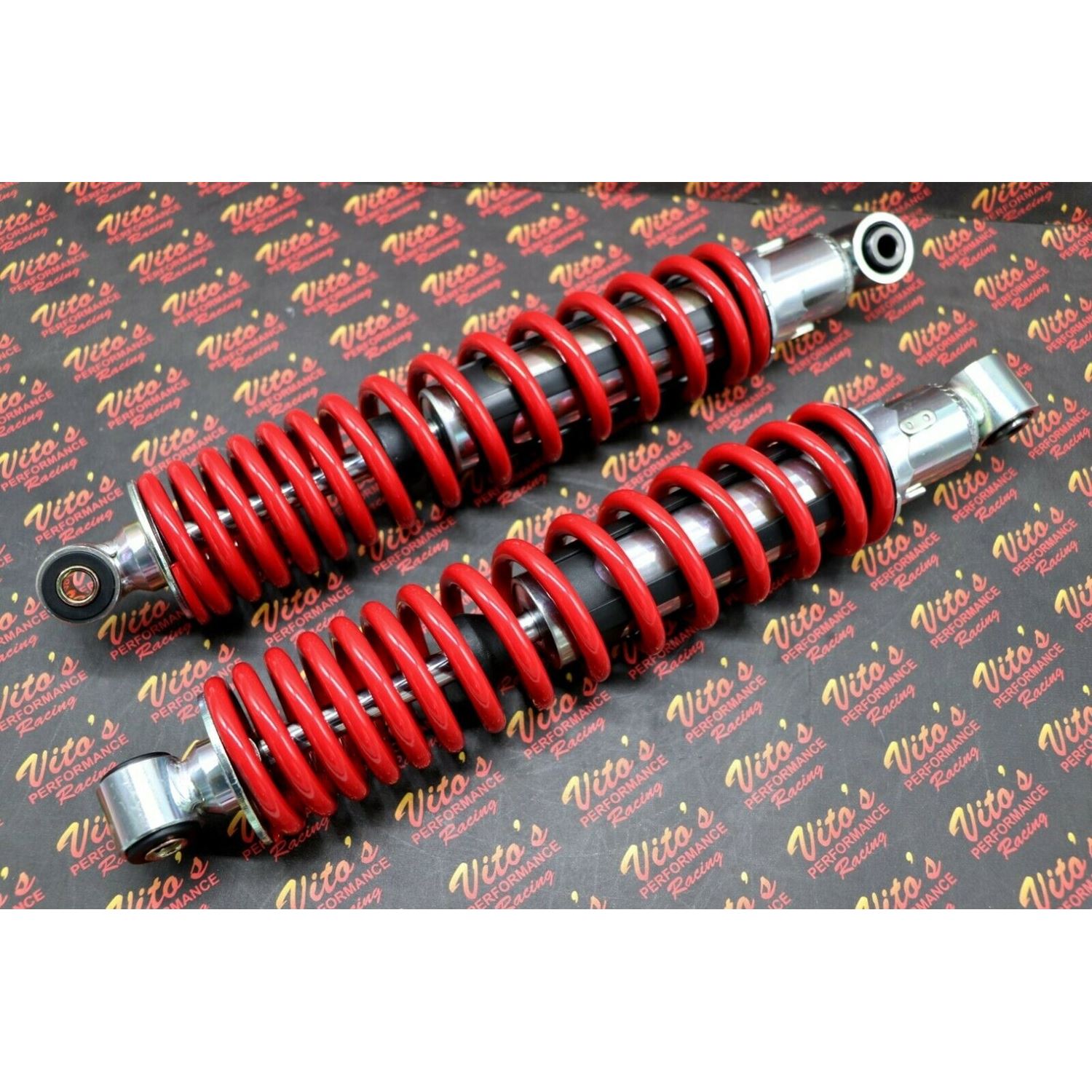 2 x NEW FRONT SHOCKS 19872006 Yamaha Banshee ATV springs RED