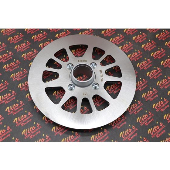 Vito's rear wheel disc brake rotor + hub + bolts - Yamaha Warrior 1990-2004