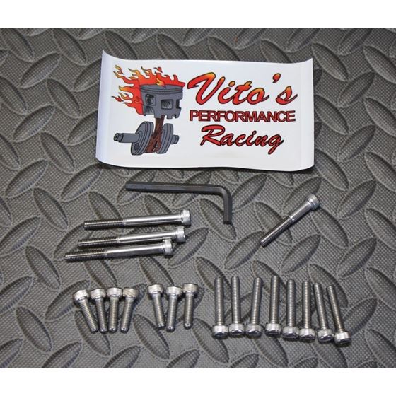 Vito's Performance Stainless BOLT KIT Yamaha Banshee: Clutch + Stator Cover 3