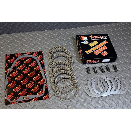 Vito's High performance CLUTCH FIBERS kit plates Yamaha Blaster + cover gasket 1