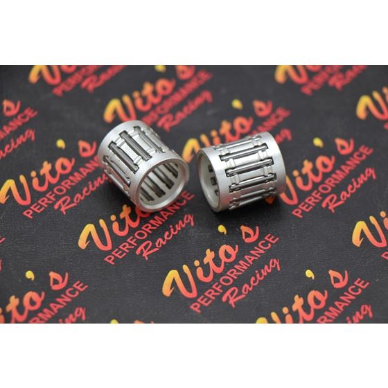 2 X Vito's Performance Premium Silver Cage WRIST PIN NEEDLE BEARING Banshee