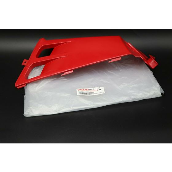 NEW OEM FACTORY gas tank side cover plastic wrap 1987-2006 RED LEFT discontinued