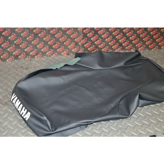 NEW SEAT COVER ONLY 1987-2006 Yamaha Banshee cover ALL BLACK DIMPLE + LETTERING