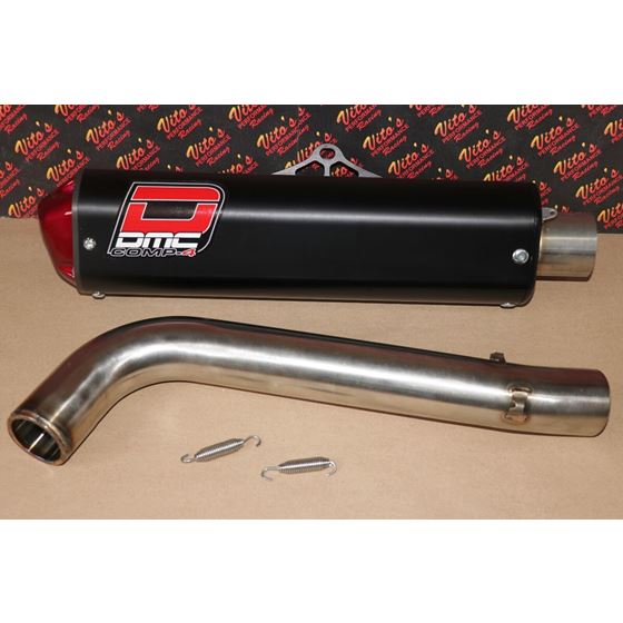 DMC Competition Slip-On Exhaust Black Comp Yamaha Raptor 700 2006-20223