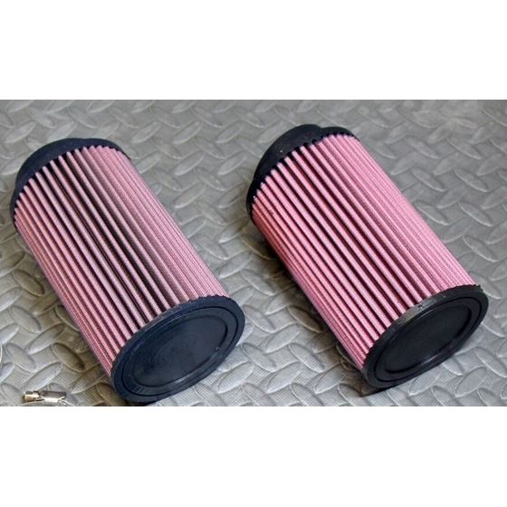 2 x NEW Yamaha Banshee KN style air filters 26mm STOCK SIZE Mikuni carbs pods