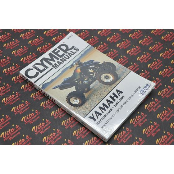 Clymer ATV/UTV Repair Manuals M280-2 M2802 Raptor 660 2001-2005