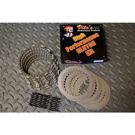 Vito's Performance CLUTCH kit 8 fibers + plates + springs FULL FIBER MOD YFZ450 1