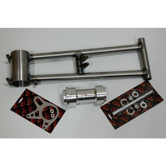 TYSON Banshee swingarm round extended chromoly rear carrier + front bearings +0"