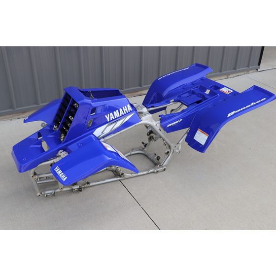 Yamaha Banshee Fenders + Gas Tank Plastic + Rad Cover Grill + Graphics Blue 2004 1