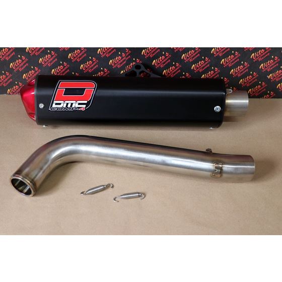 DMC Competition Slip-On Exhaust Black Comp Yamaha Raptor 700 2006-2022