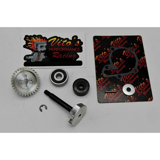 Vito's billet Impeller + ALUMINUM GEAR + Bearing Seal Gasket water pump Banshee 1