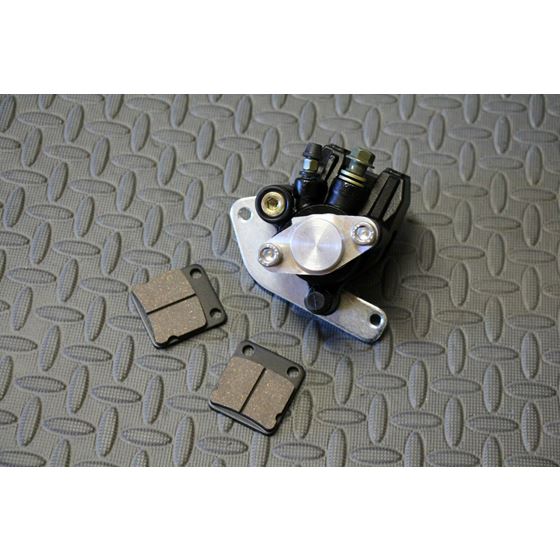 NEW Yamaha Banshee rear back brakes caliper brake pads FREE BLOCK OFF PLATE
