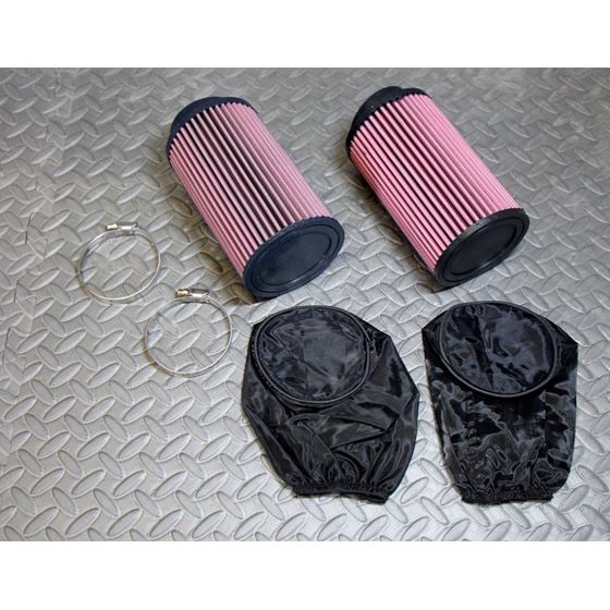 2 x NEW Banshee KN style air filters Mikuni STOCK SIZE carbs pods OUTERWEARS